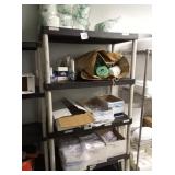 LOT OF 8 ASSORTED RACKS WITH ASSORTED CONTENTS