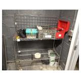 METRO RACK WITH CONTENTS