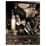 BIN ASSORTED LEGS AND WHEELS