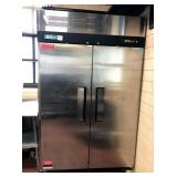 TURBO AIR SS 2 DOOR SELF CONTAINED REFRIGERATOR