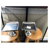 SQUARE CAKE PEDESTALS 8" X 7" HIGH