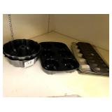 LOT OF 7 ASSORTED CAKE MOLDS