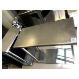 SS TABLE TOP & BOTTOM SHELF 36" X 17" X 35-1/2"