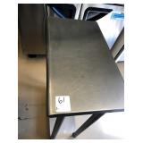 SS TOP & BOTTOM TABLE 14" X 24" X 36" HIGH