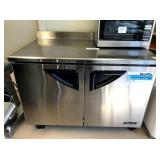 TURBO AIR 4 FT REFRIGERATED LOWBOY ON WHEELS