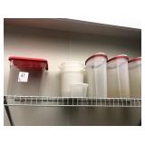 ASSORTED PLASTIC CONTAINERS