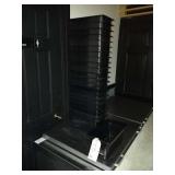 LOT OF 22 PLASTIC BINS