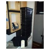 LOT OF 18 PLASTIC BINS