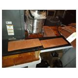 LOT OF 30 RUBBER DRAIN MAT INSERTS FOR BINS & PANS