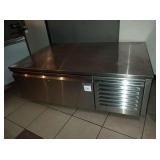 4 FT REFRIGERATED GRILL STAND 1 DRAWER 18" TALL