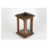 Hand Carried Wooden Lantern