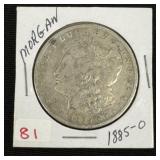 1885-O Morgan Silver Dollar