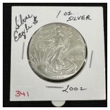 2002 One Ounce Fine Silver Eagle