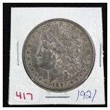 1921 Morgan Silver Dollar