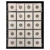 20 Mercury Silver Dimes