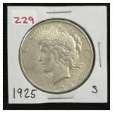 1925-S Peace Silver Dollar