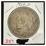 1922-D Peace Silver Dollar