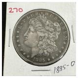 1885-O Morgan Silver Dollar