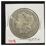 1897-O Morgan Silver Dollar