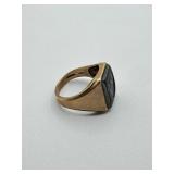 10kt Gold Men's Ring - 4.6 dwt - size 9