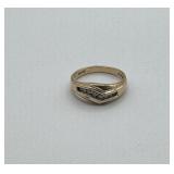 14kt Gold & Diamond Ring - 2.8 dwt - size 10