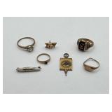 10kt Gold Estate Jewelry - 9.3 dwt