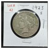 1923-S Peace Silver Dollar