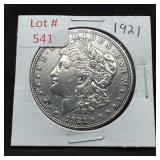 1921 Morgan Silver Dollar