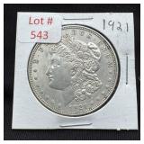 1921 Morgan Silver Dollar
