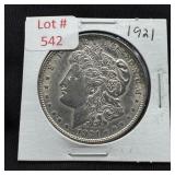 1921 Morgan Silver Dollar