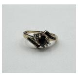10kt Gold Onyx & Diamond Ring - 1.4 dwt
