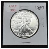 1987 Silver Eagle - 1oz Fine Silver