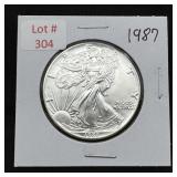 1987 Silver Eagle - 1oz Fine Silver