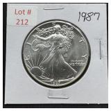 1987 Silver Eagle - 1oz Fine Silver