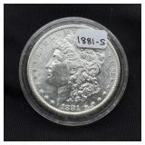 1881-S Morgan Silver Dollar