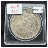 1884-O Morgan Silver Dollar