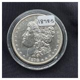 1878-S Morgan Silver Dollar
