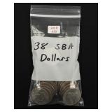 38 Susan B. Anthony Dollars