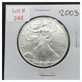 2003 Silver Eagle - 1 oz Fine Silver