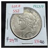 1923 Peace Silver Dollar