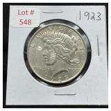 1923 Peace Silver Dollar