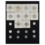 20 Roosevelt Silver Dimes - 90% Silver