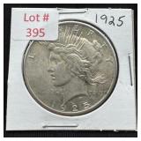 1925 Peace Silver Dollar
