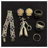 Sterling Silver Estate Jewelry - 2.0 troy oz