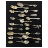 Sterling Silver Souvenir Spoons - 6.02 troy oz