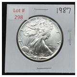 1987 Silver Eagle - 1oz Fine Silver