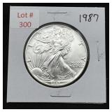 1987 Silver Eagle - 1oz Fine Silver