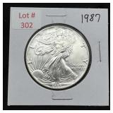 1987 Silver Eagle - 1oz Fine Silver