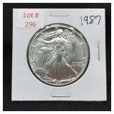 1987 Silver Eagle - 1oz Fine Silver