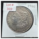 1921 Morgan Silver Dollar